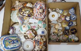 A large collection of 18th and 19th century tea and coffee pot covers