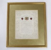 Royal Interest- 19th century pierced paper opera programme, Buckingham Palace, 10th June 1874,