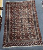An antique Bokhara rug, 160 x 116cm