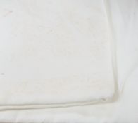 A set of eight French coarse provincial linen sheets