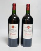 Two magnum bottles of Pomerol Chateau Vieux Taillefer 2007