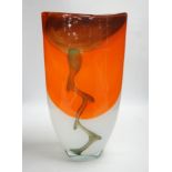 A Svaja Studio glass vase, 41cm