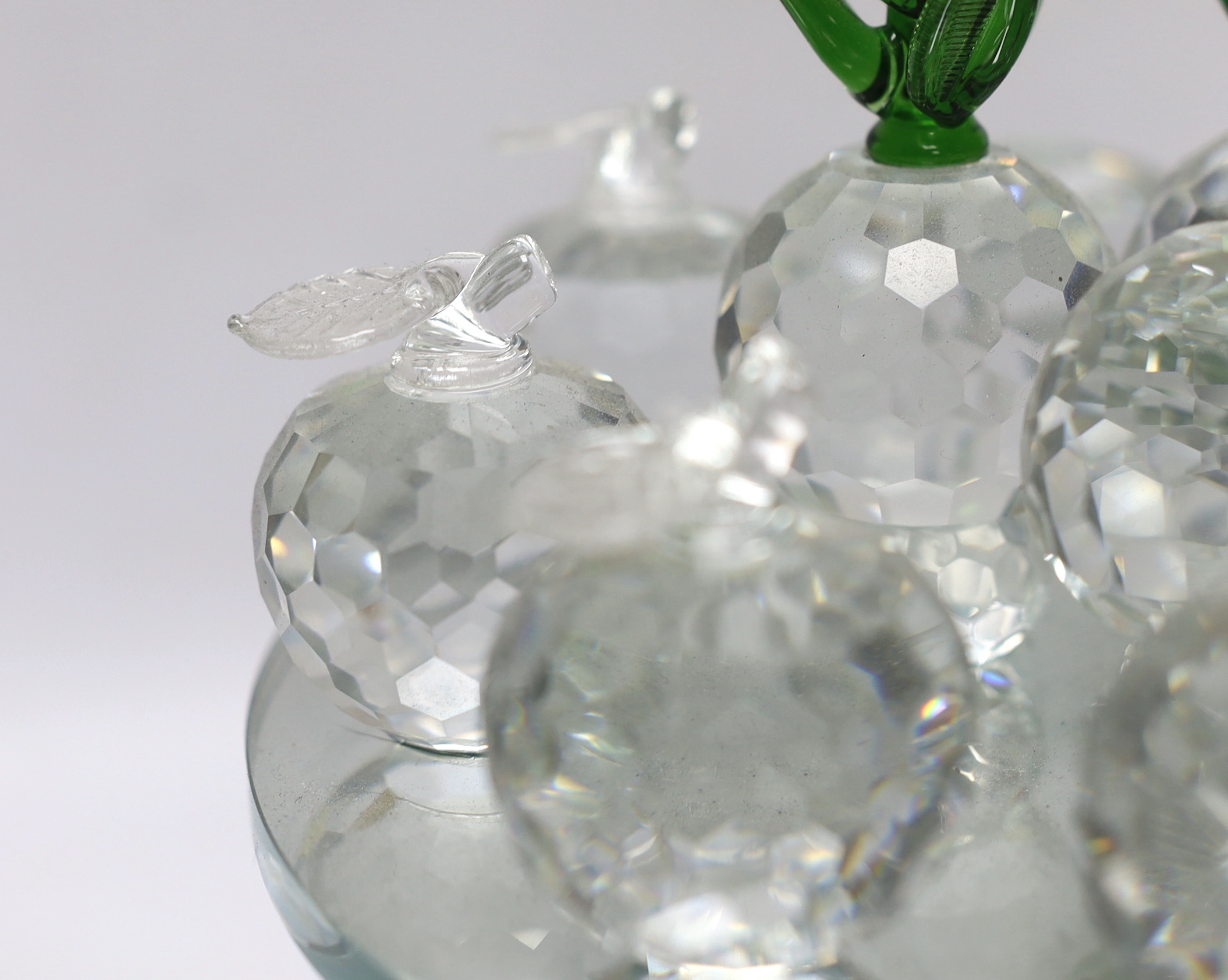 A Swarovski style fruit centrepiece, 20cm high - Image 2 of 3