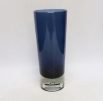 A Nuutajarvi glass vase designed by Kaj Franck, 26.5cm