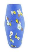** ** Vittorio Ferro (1932-2012) A Murano glass Murrine vase, the blue ground scattered with
