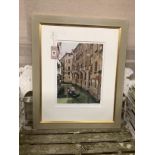 Andy Shattock (Modern British), limited edition print, Venice, signed in pencil 7/50, together