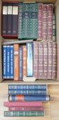 ° ° A quantity of mostly fiction Folio Society books including Charles Dickens, some history related