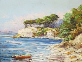A. Giovani, impasto oil on board, 'Cote D’Azur, France', signed, 25 x 34cm