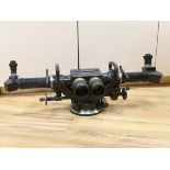 A WWII Telescope Identification A.A. Mk. III binocular sight (Rangefinder) in it’s original green-