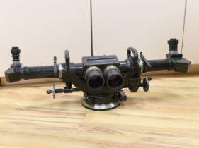 A WWII Telescope Identification A.A. Mk. III binocular sight (Rangefinder) in it’s original green-