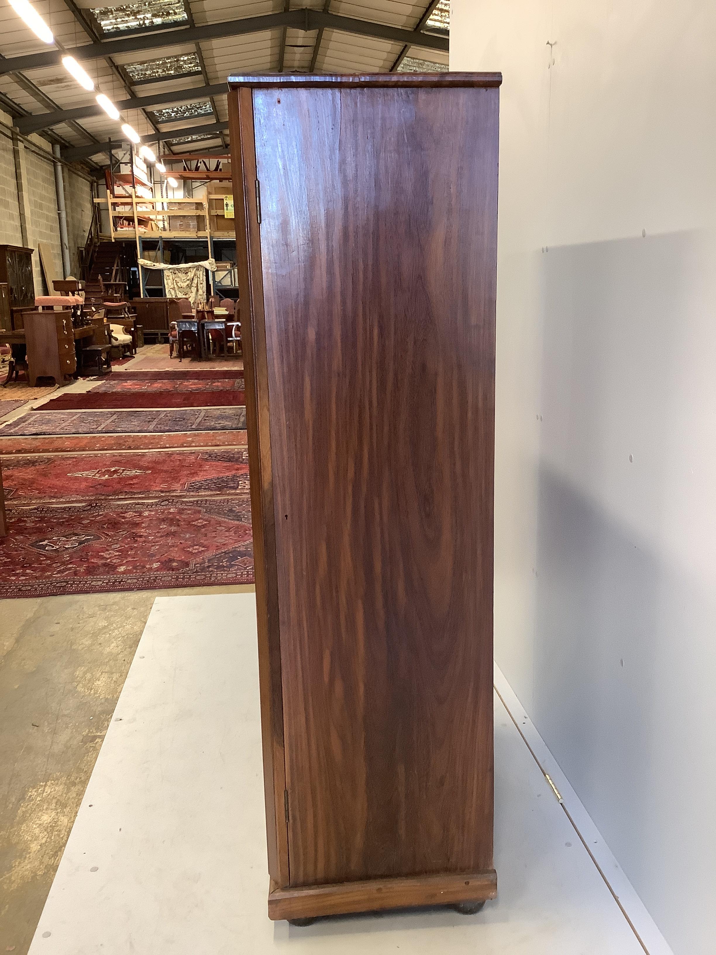 A mid century Sri Lankan mahogany collector's cabinet fitted sixteen graduated drawers, back panel - Image 4 of 5