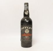 One bottle of Offley 1977 Boa Vista vintage port