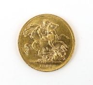 British Gold Coins, Victoria sovereign, 1883M, good VF (S3857C)