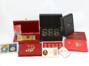 World coins and collector’s packs, to include Royal Canadian mint proof coin year set, 1981, with