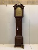 A George III mahogany eight day longcase clock, marked John Ross, Inveraray, height 233cm