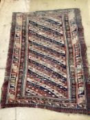 An antique Shirvan rug, 132 x 98cm