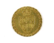 British Gold Coins, George III half guinea, 1791, near EF (S3735)