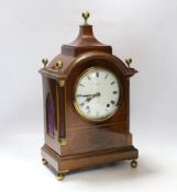 An Edwardian Regency design bracket clock, 42cm high