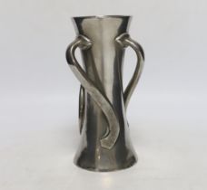 A Liberty pewter vase, stamped ‘Tudric 030’ to base, 18cm