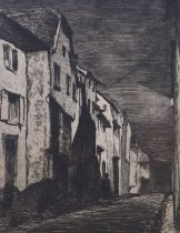 James McNeill Whistler (American, 1834-1903) etching, 'Street at Saverne 1858, Kennedy 19’ with