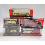 Thirty boxed 1:76 scale buses and coaches by Corgi OOC, Creative Master and Britbus, operators