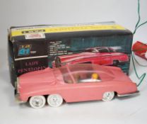 A boxed Rosenthal Toys Ltd (A JR 21 Toy) Thunderbirds remote control Lady Penelope’s FAB1 Rolls