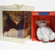 A Steiff Swarovski Poinsettia bear and a Penhaligon Special Edition bear