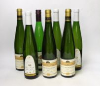 7 bottles of white wine, Gewürztraminer and Pinot Gris