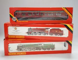 Fifteen boxed Hornby Railways 00 gauge items, including two locomotives; an LMS Class 5 (R842),
