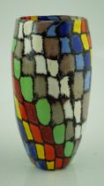 ** ** Vittorio Ferro (1932-2012) A Murano glass Murrine vase, with a multicoloured spiral design,