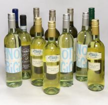 12 bottles of Pinot Grigio including a bottle of Campanula Elyria-Buda 2006,