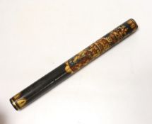 A George III style painted ‘tipstaff’, 31cm