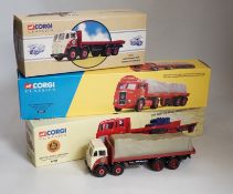 Eighteen boxed Corgi and Corgi Classics diecast commercial vehicles including tanker wagons, flatbed