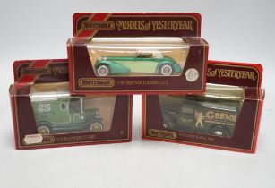 Ninety-five boxed Matchbox Models of Yesteryear, in a variety of different Matchbox era boxes