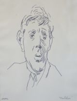 Cecil Beaton (1904-1980), ink sketch, Portrait of Jonathan Miller, inscribed 'Cecil Beaton from Miss
