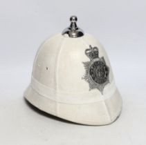 A Brighton police summer helmet