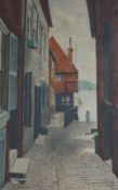 J. A. Fayers, watercolour, 'Robin Hood Bay, Yorkshire', signed, 27 x 17cm