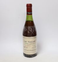 A bottle of La Tache Romanée-Conti 1967, No.13793