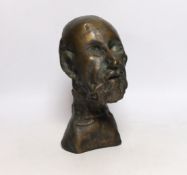 Jean Roulland (1931-2021), a bronze bust of Hippocrate, numbered 400/1000