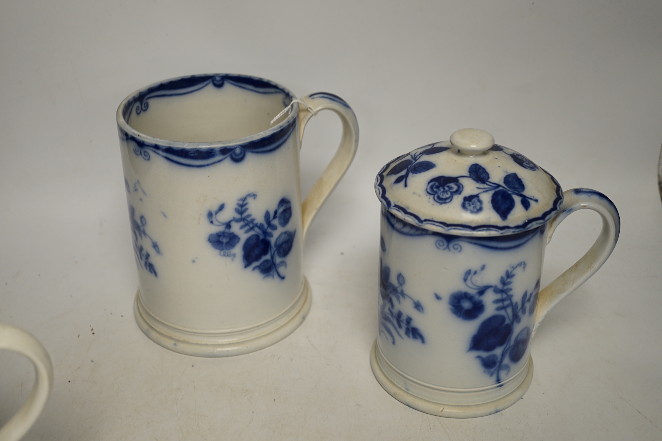 Three Coalport pine cone pattern graduated mugs and two pottery mugs (5) - Image 7 of 7
