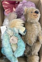 Four various Collector's bears