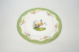 A set of ten Mintons 'bird' decorated plates, 23cm diameter