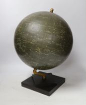 A Philips 12 inch celestial globe on square plastic base, 41cm high