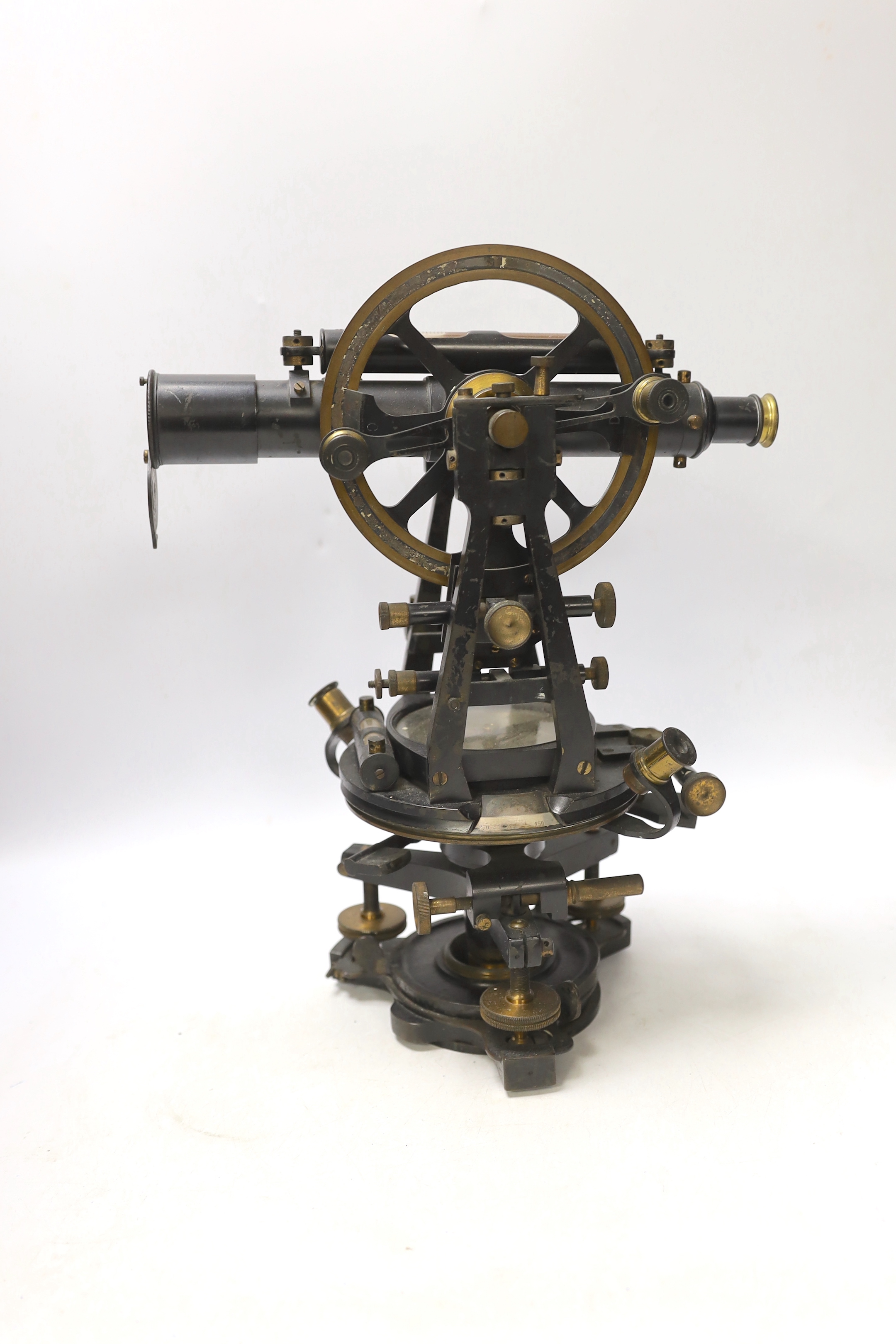 An early 20th century micrometer theodolite by Heath & Co. ‘Hezzanith’, Crawford, London, and an - Image 4 of 5