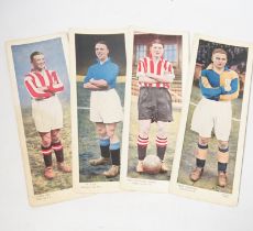 A collection of topical Times football cards