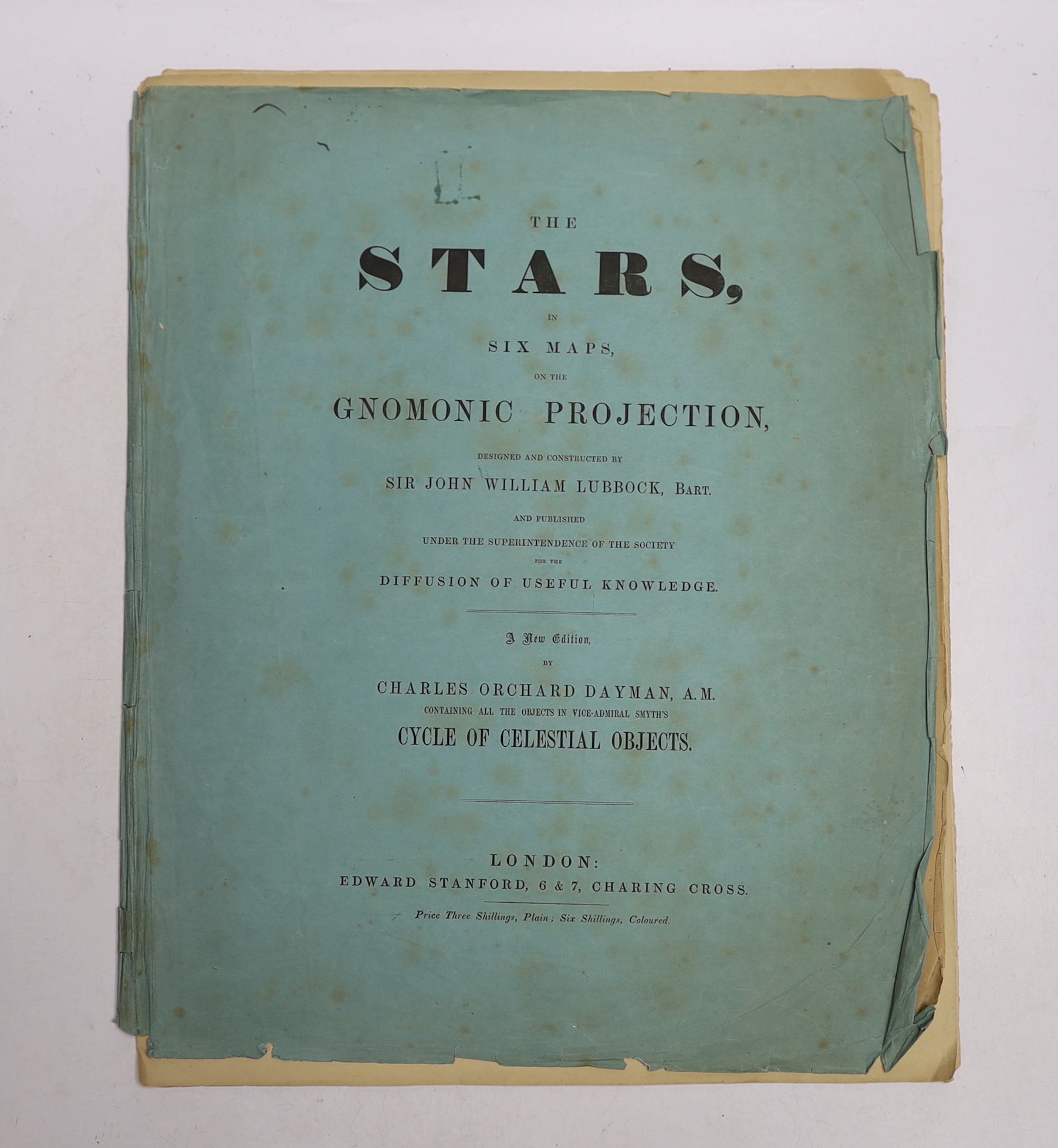 Sir John Lubbock, The Stars in Six Maps on the Gnomonic Projection, pub. Edward Stanford, London,