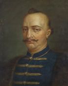 Janos Zahorai (Hungarian 1835-1909), oil on canvas, Portrait of Emeric Thokoly, signed, inscribed
