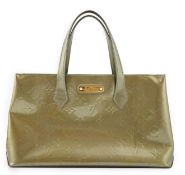 A Louis Vuitton gold metallic monogram tote bag, height 18cm, height to handle 29cm, width 31cm,