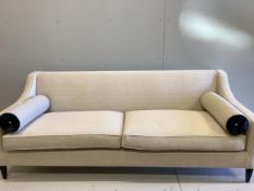A Sofa & Chair Company Hogarth sofa upholstered in Andrew Martin Harrington Ecru fabric, width