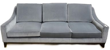A Spencer three seater sofa by The Sofa and Chair Company, upholstered in Turnell and Gigon